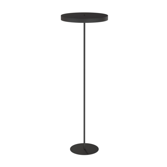 Lampa podłogowa w kolorze czarnym do loftowych wnętrz