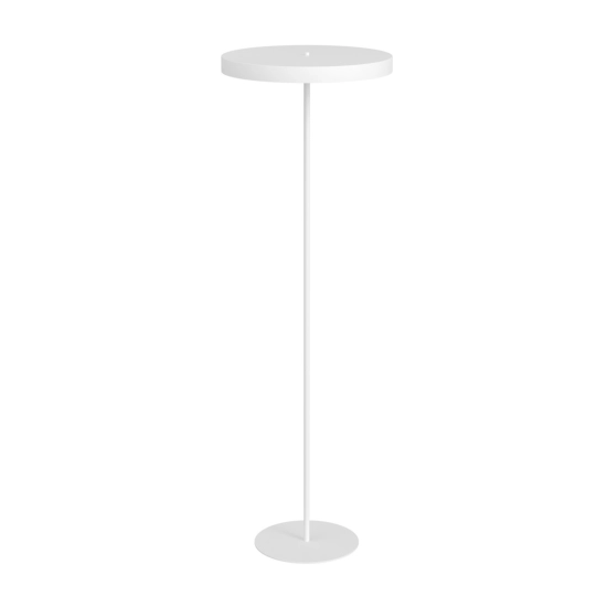 Lampa podłogowa do sypialni w stylu skandynawskim, biała