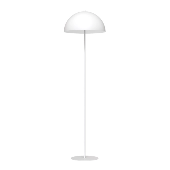 Lampa podłogowa w kolorze białym w skandynawskim stylu