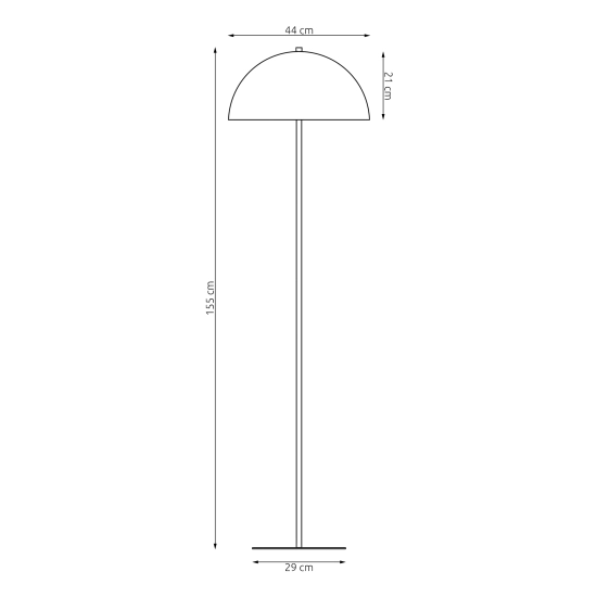 Lampa podłogowa w kolorze białym w skandynawskim stylu