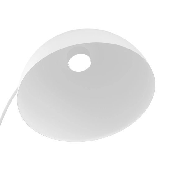 Elegancka lampa podłogowa w kolorze białym