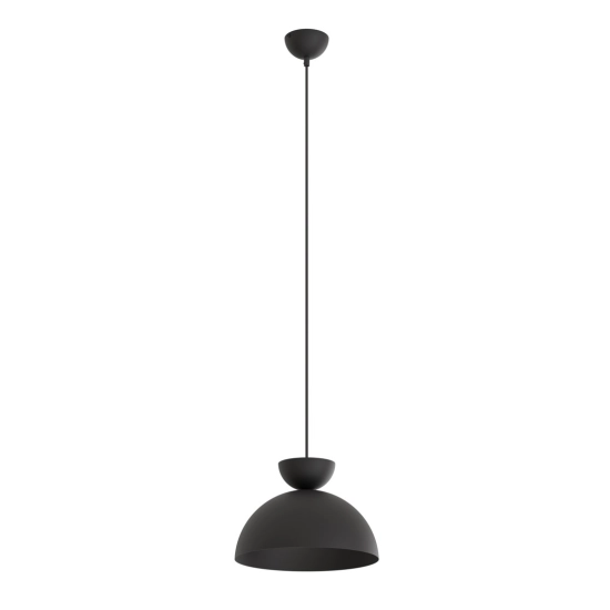 Ponadczasowa lampa wisząca w kolorze czarnym