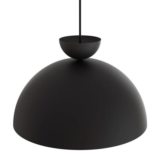 Lampa wisząca, pojedynczy zwis w kolorze czarnym