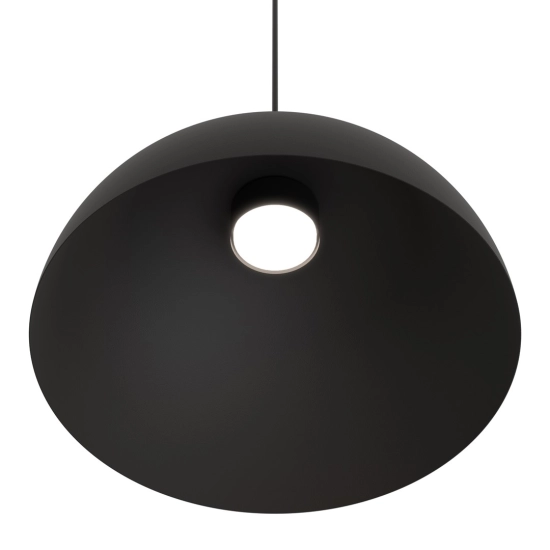 Lampa wisząca, pojedynczy zwis w kolorze czarnym