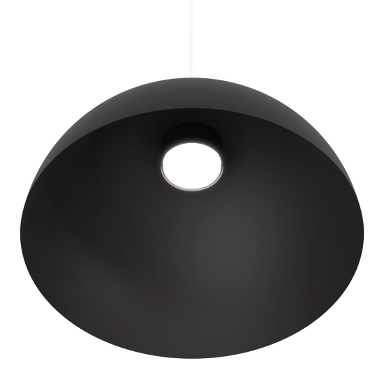 Czarno-biała lampa wisząca do sypialni, monochromatyczna