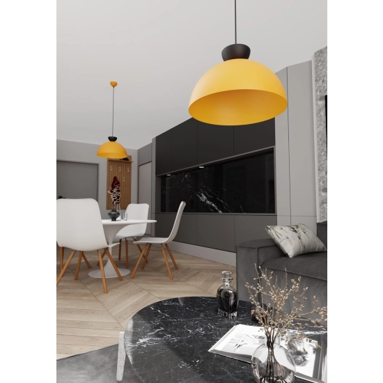 Efektowna lampa wisząca do stylowej sypialni