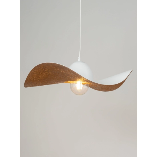 Efektowna, modernistyczna lampa wisząca kapelusz ⌀55cm