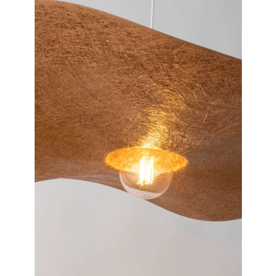 Efektowna, modernistyczna lampa wisząca kapelusz ⌀55cm