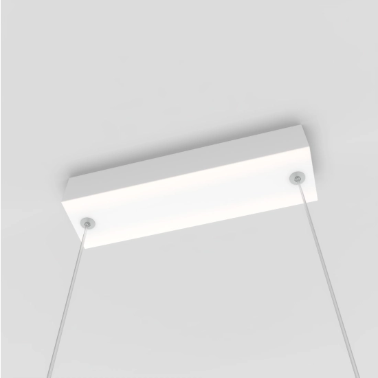 Ledowa obręcz 60cm na regulowanych zwisach, lampa wisząca do łazienki