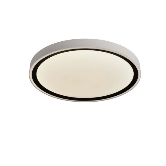 Nowoczesny, okrągły plafon LED ⌀37cm do łazienki, neutralne światło