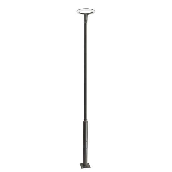 Lampa ogrodowa o wysokości 425 cm z głowicą w kształcie obręczy | STER MAX