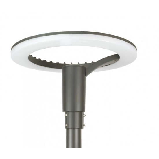 Lampa ogrodowa o wysokości 425 cm z głowicą w kształcie obręczy | STER MAX