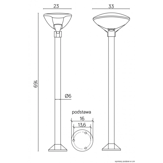 Niebanalna lampa ogrodowa, do oświetlenia nowoczesnego ogrodu| TEO