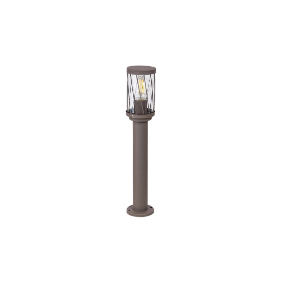 Zewnętrzna lampa ogrodowa ze szklanym kloszem, do oświetlenia ścieżki