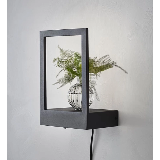 Nowoczesna lampa ścienna imitująca ramkę, kinkiet ledowy do salonu