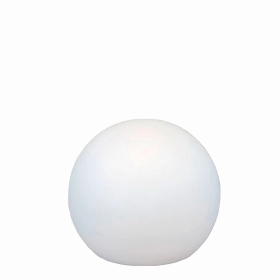 Minimalistyczna lampa ogrodowa, kula LED, solarna/akumulatorowa