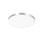 Klasyczna, okrągła, srebrno-biała lampa sufitowa LED o średnicy 40cm