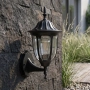 Górna lampa ogrodowa, kinkiet zewnętrzny w stylu klasycznym