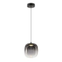Lampa wisząca LED w kolorze czarnym z gradientowym kloszem