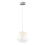 Lampa wisząca LED o regulowanej wysokości, szklany klosz