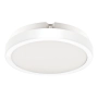 Ponadczasowa, hermetyczna, biała lampa sufitowa LED do łazienki ⌀18cm