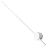 Długi, minimalistyczny, biały, obrotowy kinkiet LED długość 79cm
