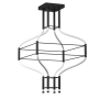 Nietuzinkowa, ledowa lampa wisząca w stylu loftowym 3000K