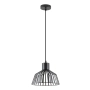 Designerska lampa wisząca z drucianym kloszem, regulowana wysokość