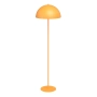 Lampa podłogowa w kolorze pomarańczowym do stylowej sypialni