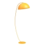 Stylowa lampa podłogowa w kolorze pomarańczowym
