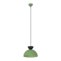 Nowoczesna lampa wisząca, zielono-czarna