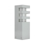 Niska lampa zewnętrzna w kolorze srebra, IP54| RADO